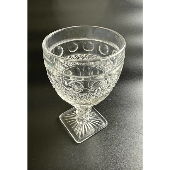 Charming Vintage 1960s Clear Glass Goblets (Set of 3) Park Lane By Colony Glass - Picture 2 of 11